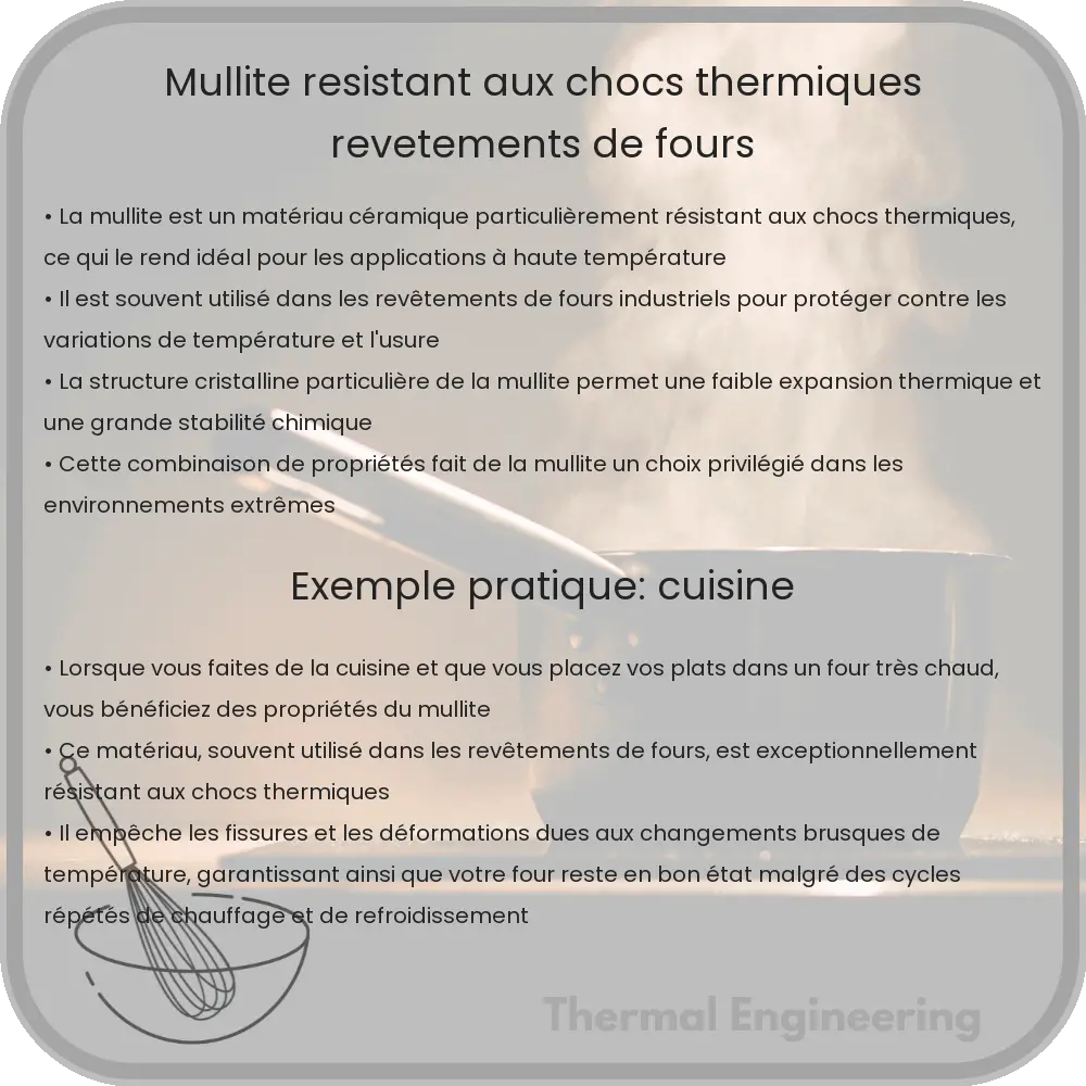 Mullite | Résistant aux Chocs Thermiques, Revêtements de Fours