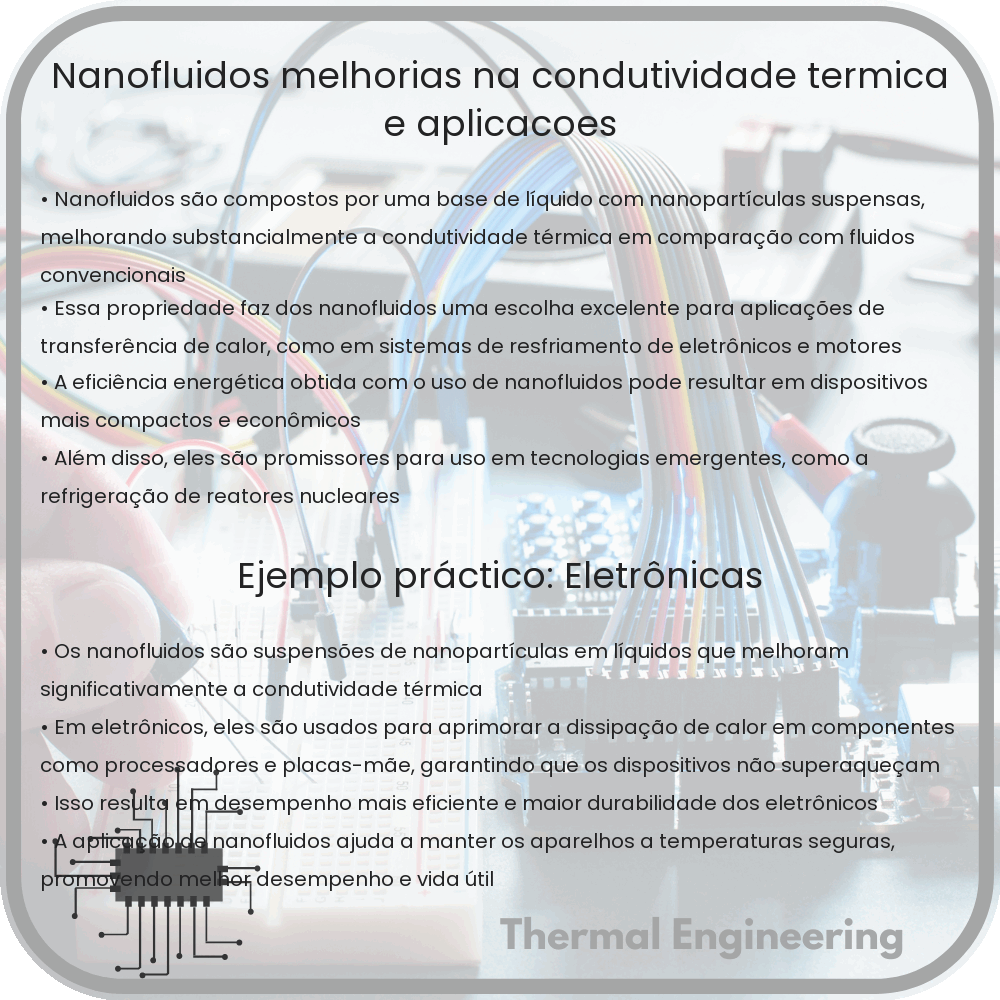 Nanofluidos | Melhorias na Condutividade Térmica e Aplicações