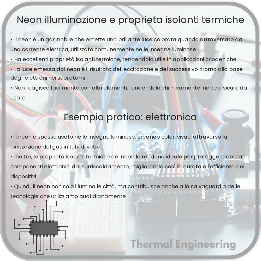 Neon: Illuminazione e Proprietà Isolanti Termiche