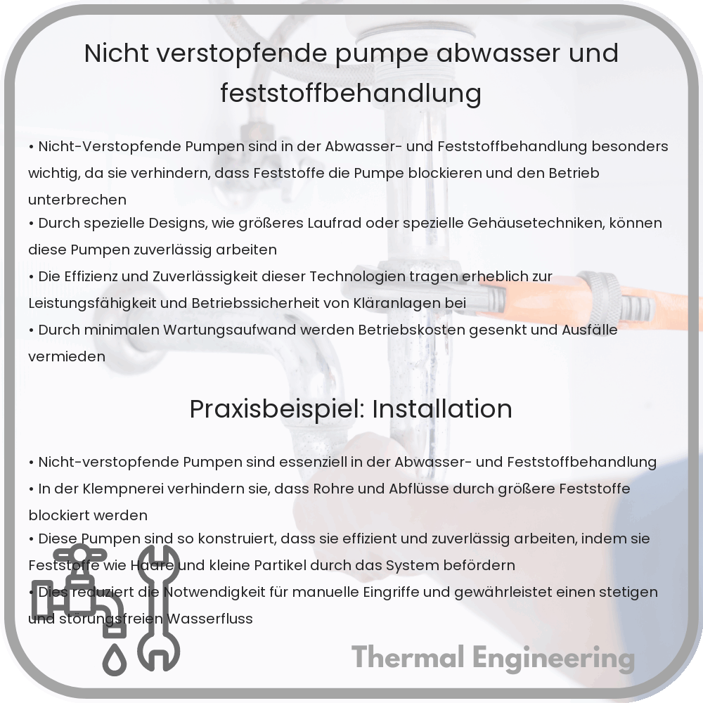 Nicht-Verstopfende Pumpe | Abwasser- und Feststoffbehandlung