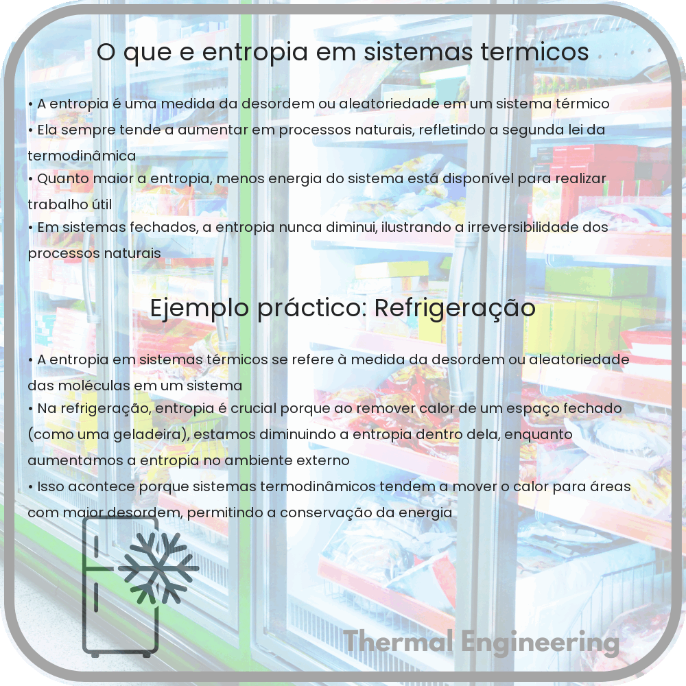 O Que é Entropia em Sistemas Térmicos?