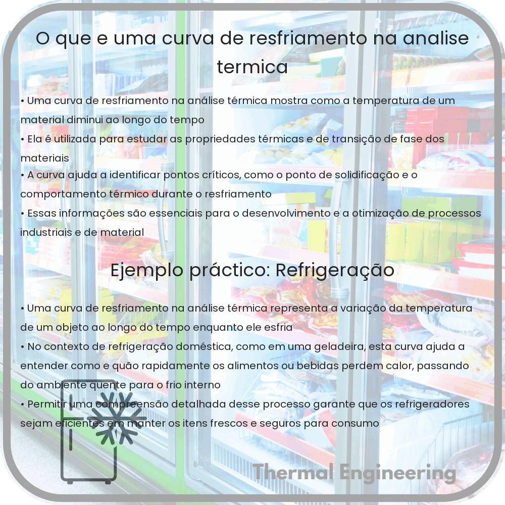 O Que é uma Curva de Resfriamento na Análise Térmica?