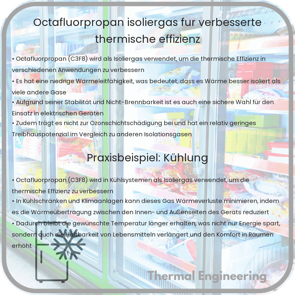 Octafluorpropan | Isoliergas für verbesserte thermische Effizienz