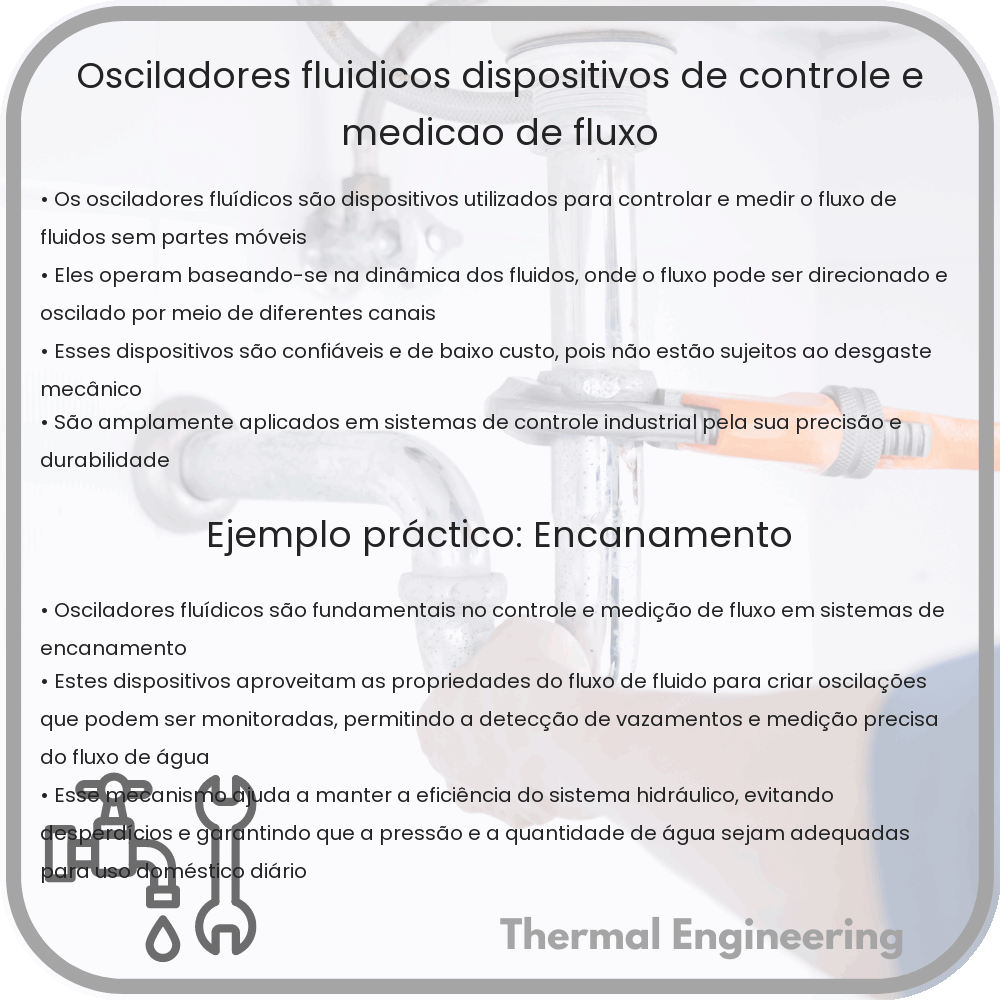 Osciladores Fluídicos | Dispositivos de Controle e Medição de Fluxo