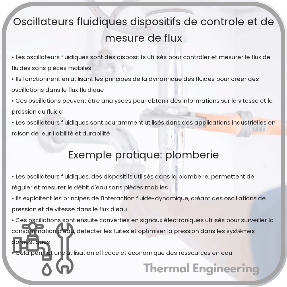 Oscillateurs Fluidiques | Dispositifs de Contrôle et de Mesure de Flux