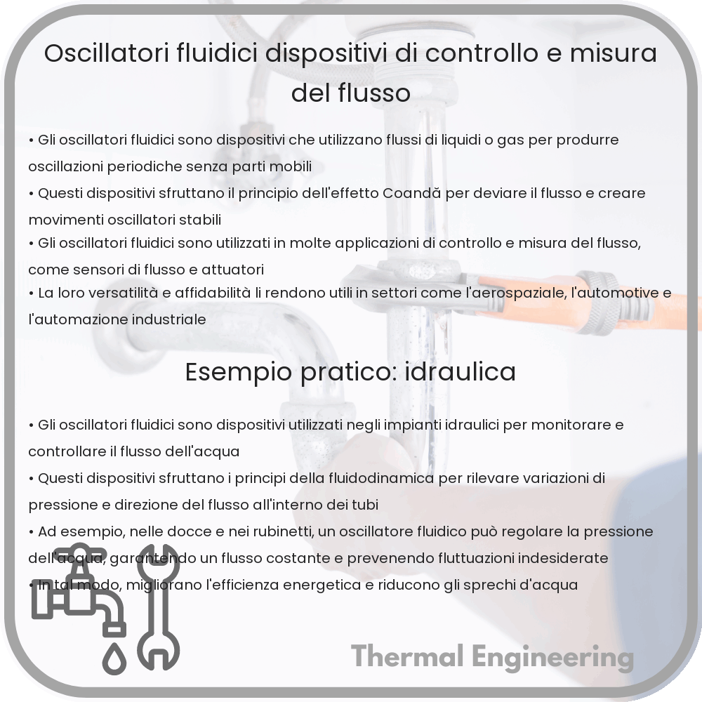 Oscillatori Fluidici | Dispositivi di Controllo e Misura del Flusso