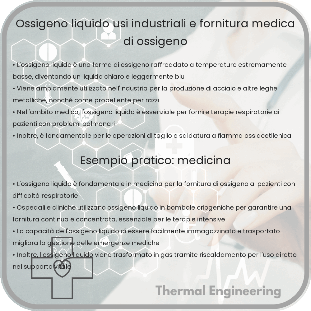 Ossigeno Liquido | Usi Industriali e Fornitura Medica di Ossigeno