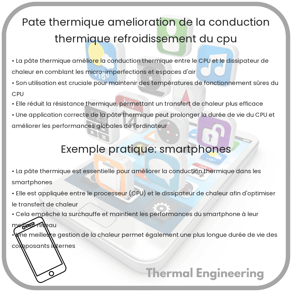 Pâte Thermique | Amélioration de la Conduction Thermique, Refroidissement du CPU