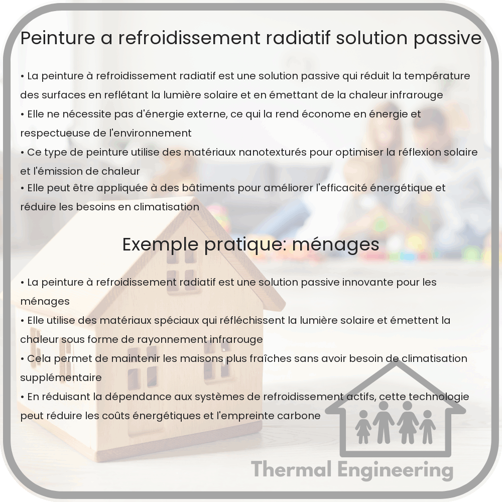 Peinture à Refroidissement Radiatif | Solution Passive