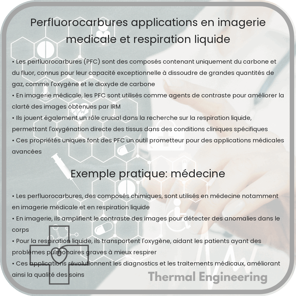 Perfluorocarbures | Applications en Imagerie Médicale et Respiration Liquide