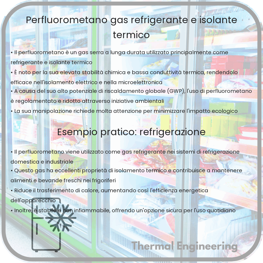 Perfluorometano | Gas Refrigerante e Isolante Termico