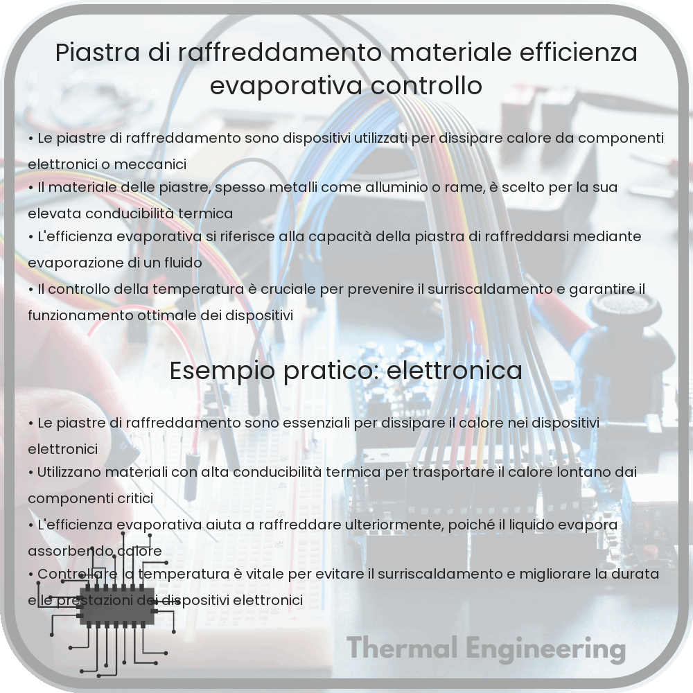 Piastra di Raffreddamento | Materiale, Efficienza Evaporativa, Controllo