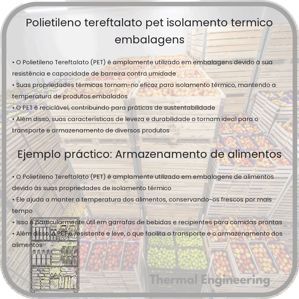 Polietileno Tereftalato (PET) | Isolamento Térmico, Embalagens