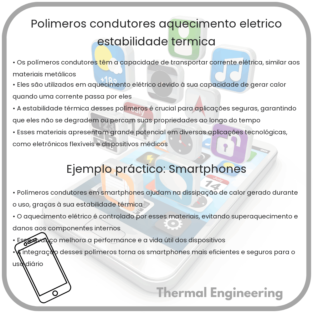 Polímeros Condutores | Aquecimento Elétrico, Estabilidade Térmica