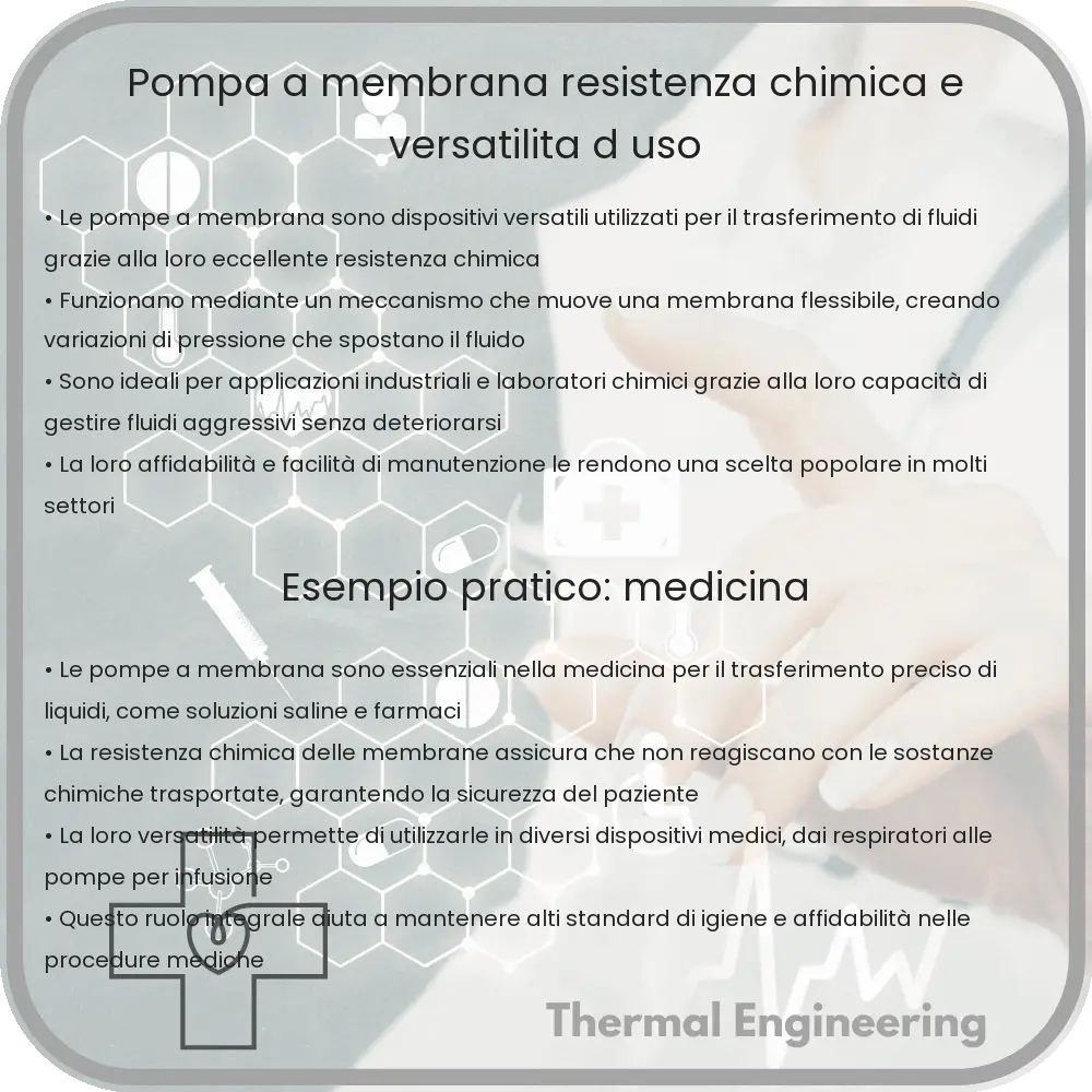 Pompa a Membrana | Resistenza Chimica e Versatilità d'Uso