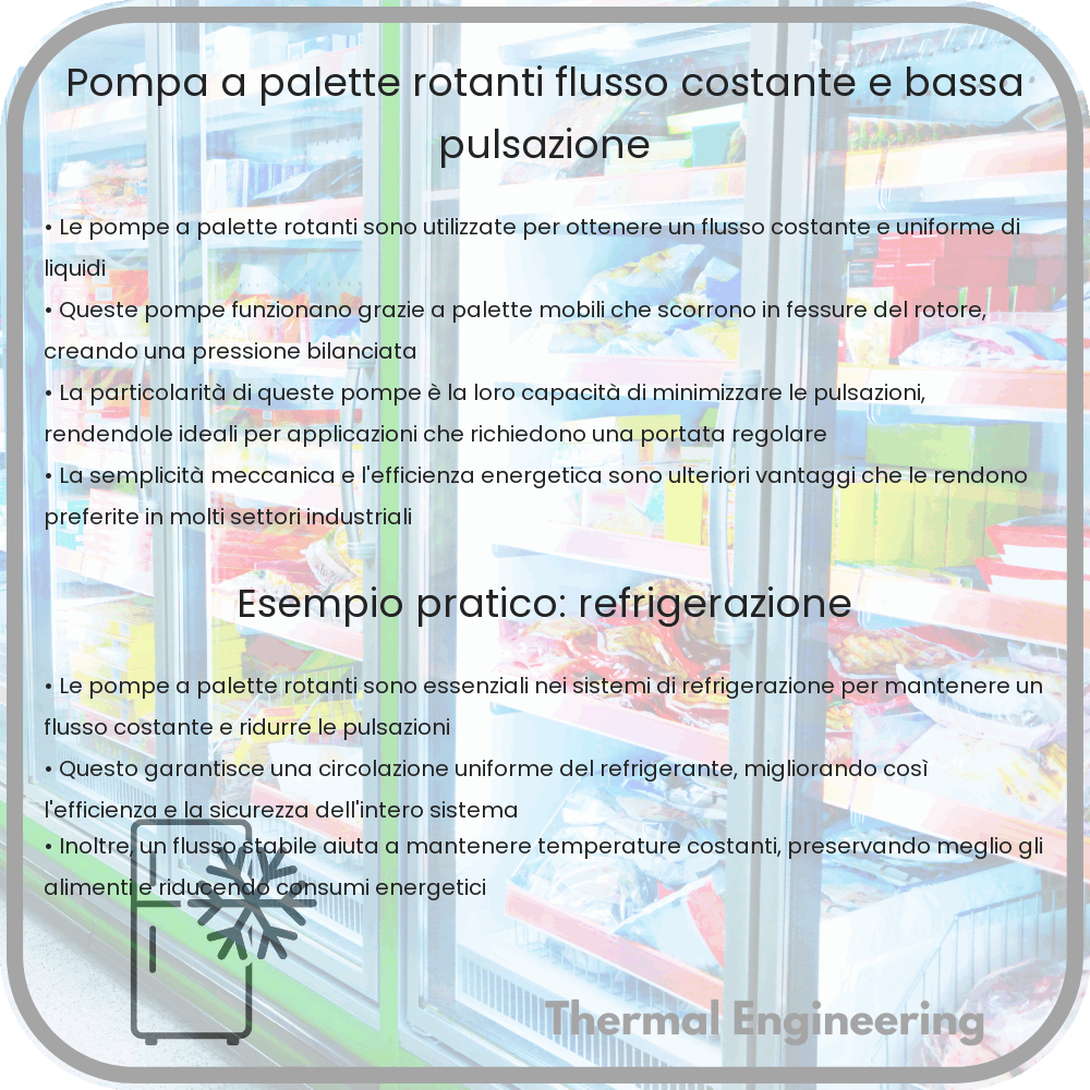 Pompa a Palette Rotanti | Flusso Costante e Bassa Pulsazione
