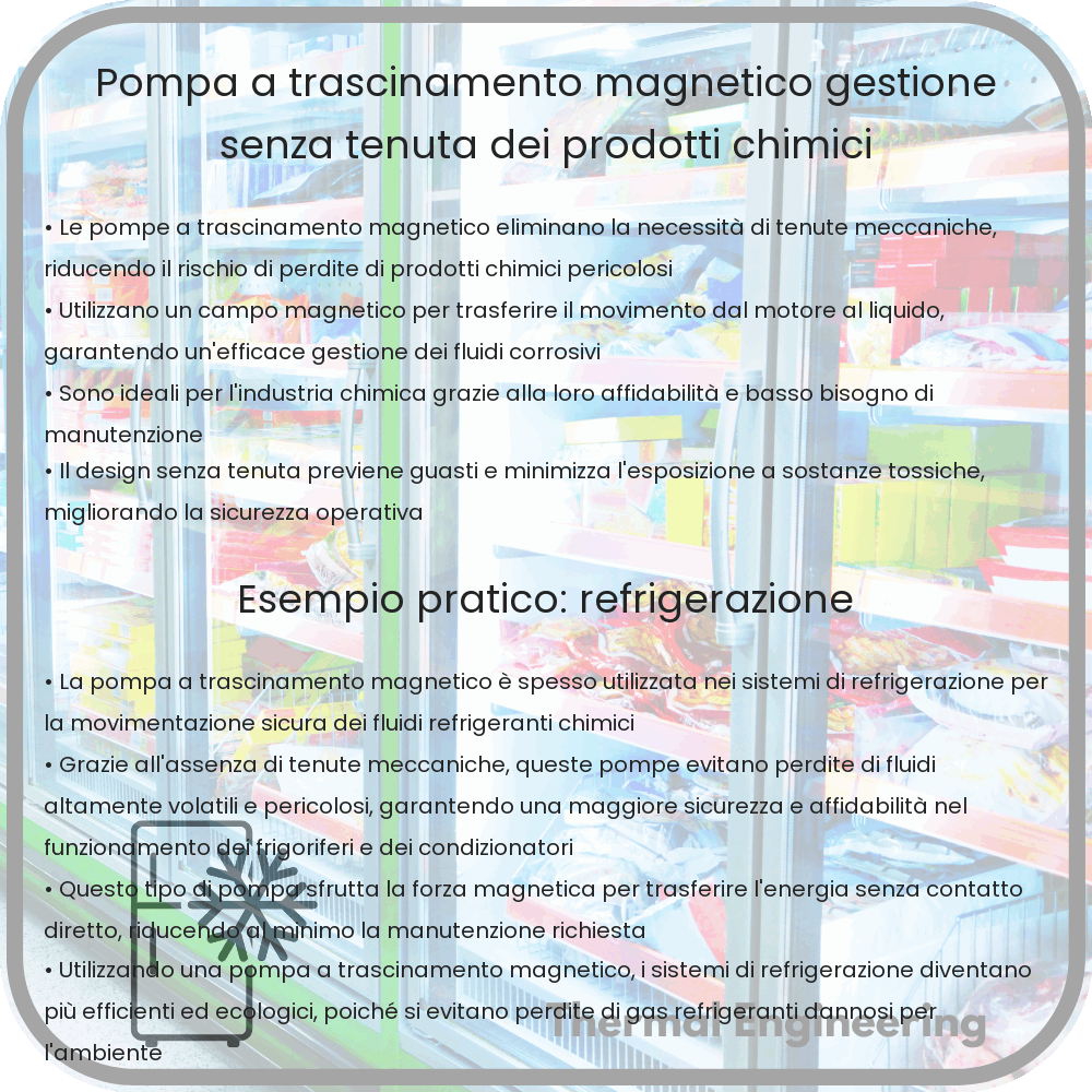 Pompa a Trascinamento Magnetico: Gestione Senza Tenuta dei Prodotti Chimici