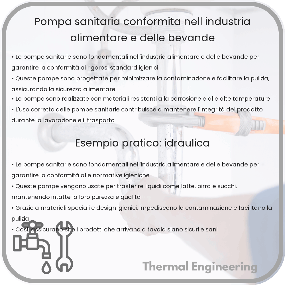Pompa Sanitaria | Conformità nell'Industria Alimentare e delle Bevande