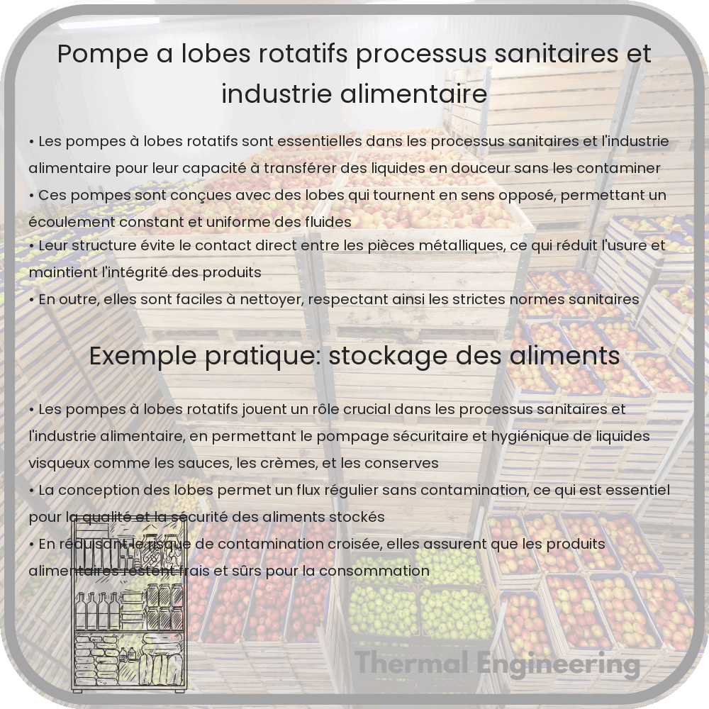 Pompe à lobes rotatifs | Processus sanitaires et industrie alimentaire