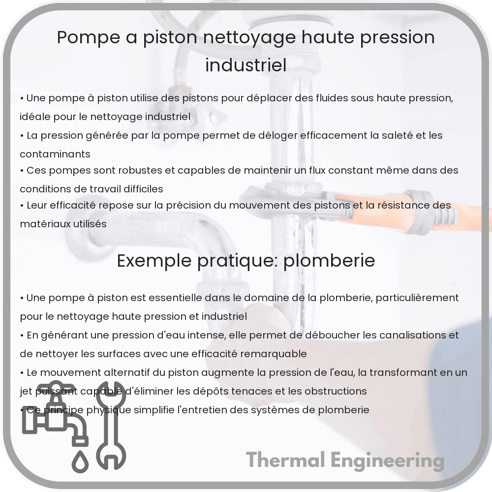 Pompe à Piston | Nettoyage Haute Pression & Industriel