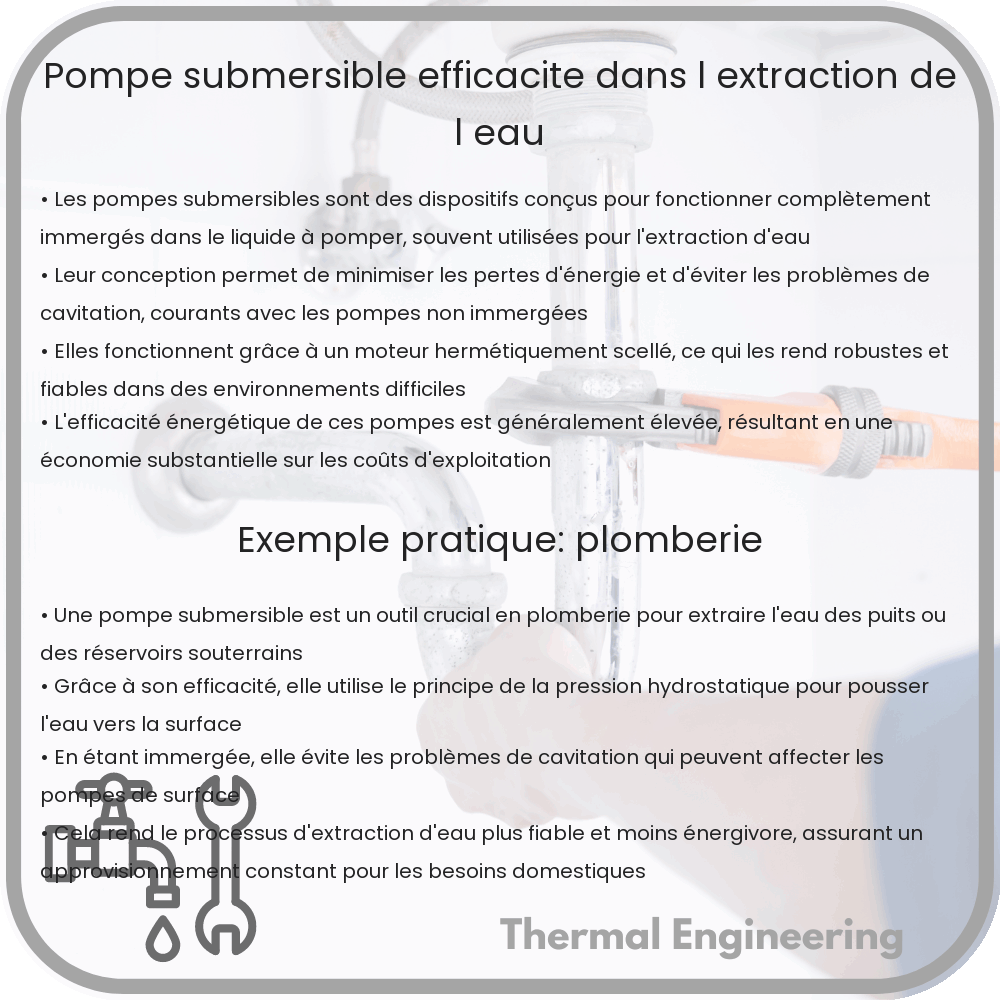 Pompe Submersible | Efficacité dans l'Extraction de l'Eau
