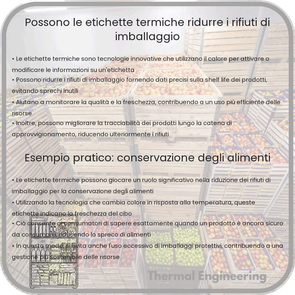 Possono le etichette termiche ridurre i rifiuti di imballaggio?
