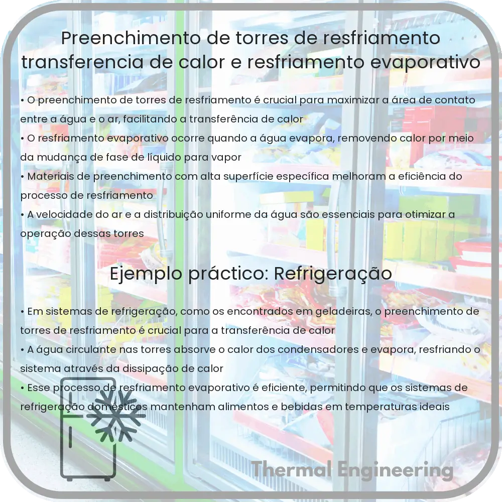 Preenchimento de Torres de Resfriamento | Transferência de Calor e Resfriamento Evaporativo