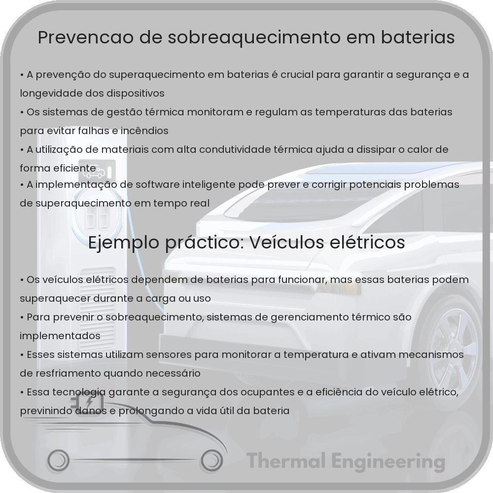 Prevenção de Sobreaquecimento em Baterias