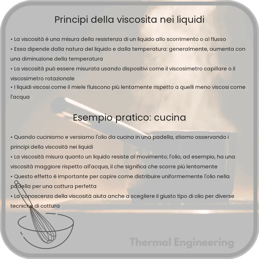 Principi della Viscosità nei Liquidi