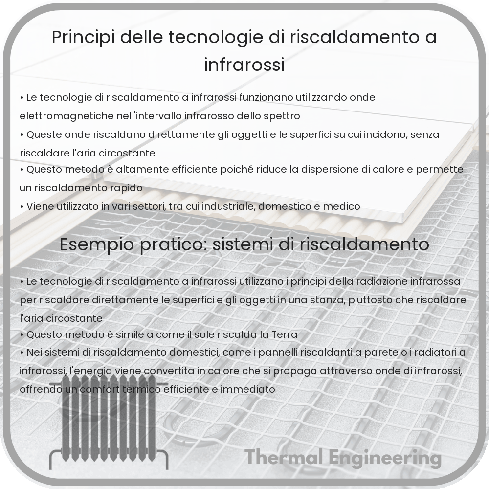 Principi delle Tecnologie di Riscaldamento a Infrarossi