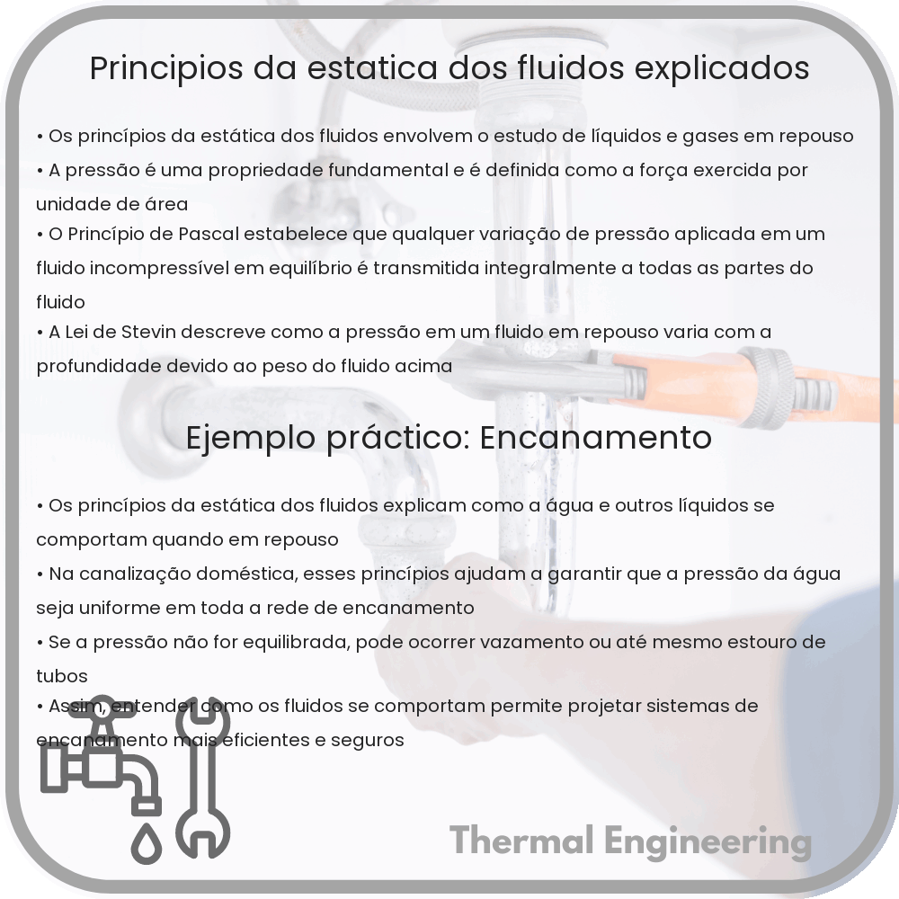 Princípios da Estática dos Fluidos Explicados