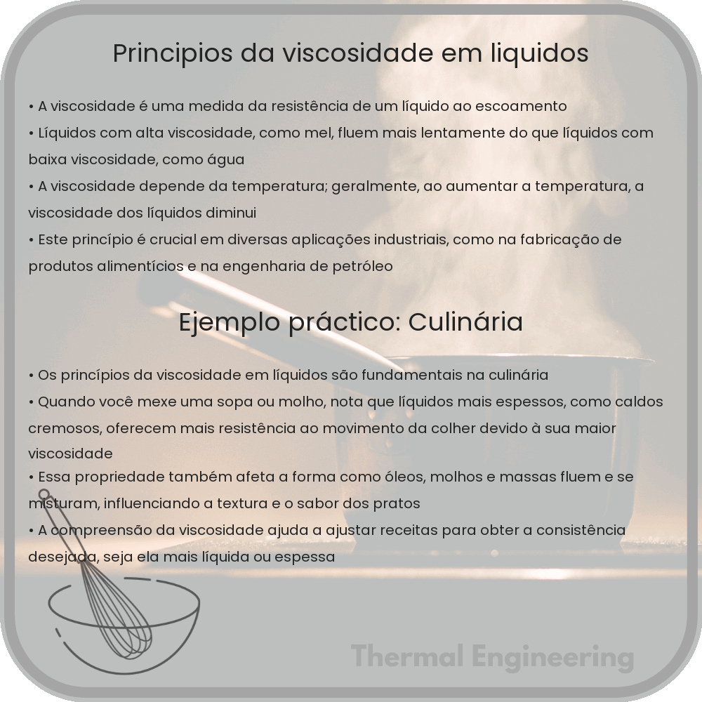 Princípios da Viscosidade em Líquidos