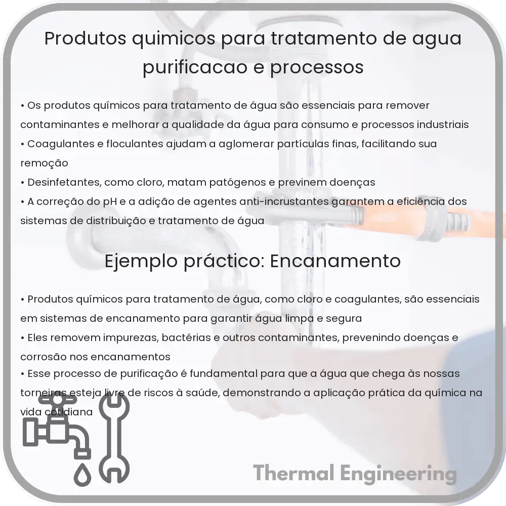 Produtos Químicos para Tratamento de Água | Purificação e Processos