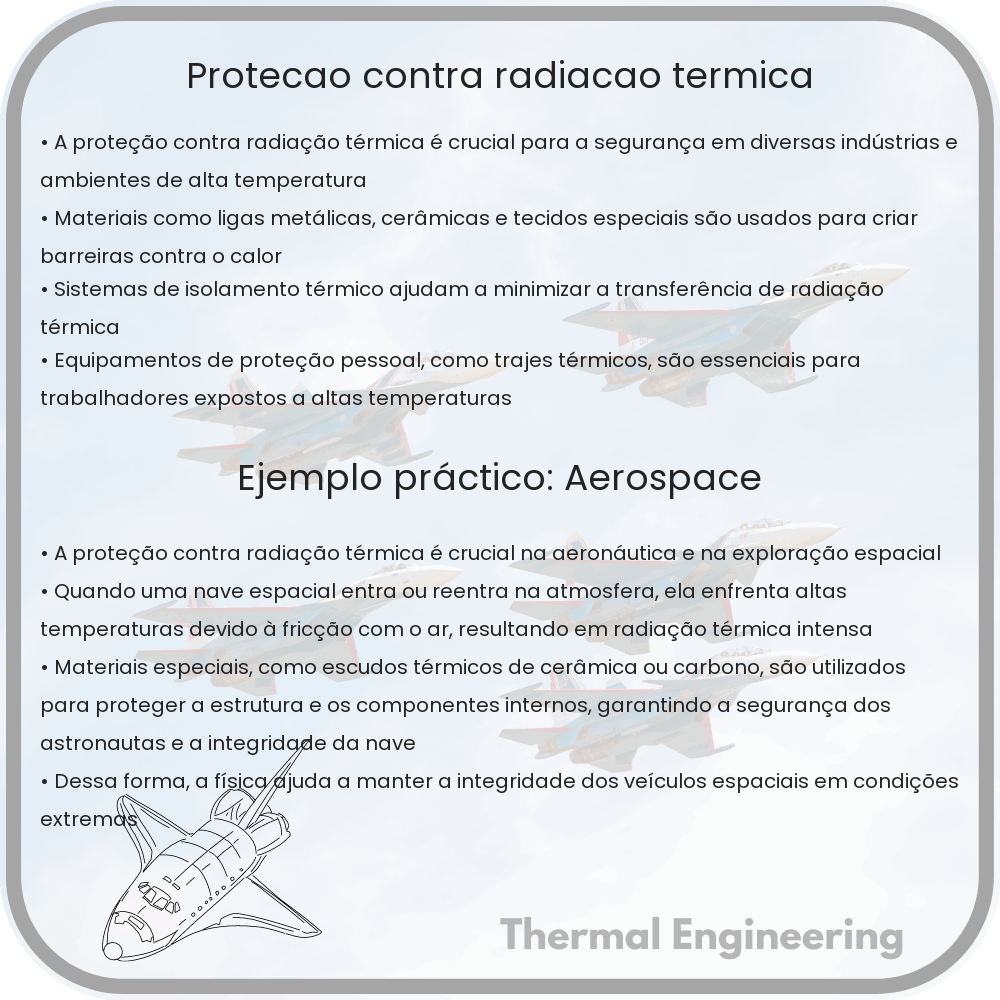 Proteção contra radiação térmica