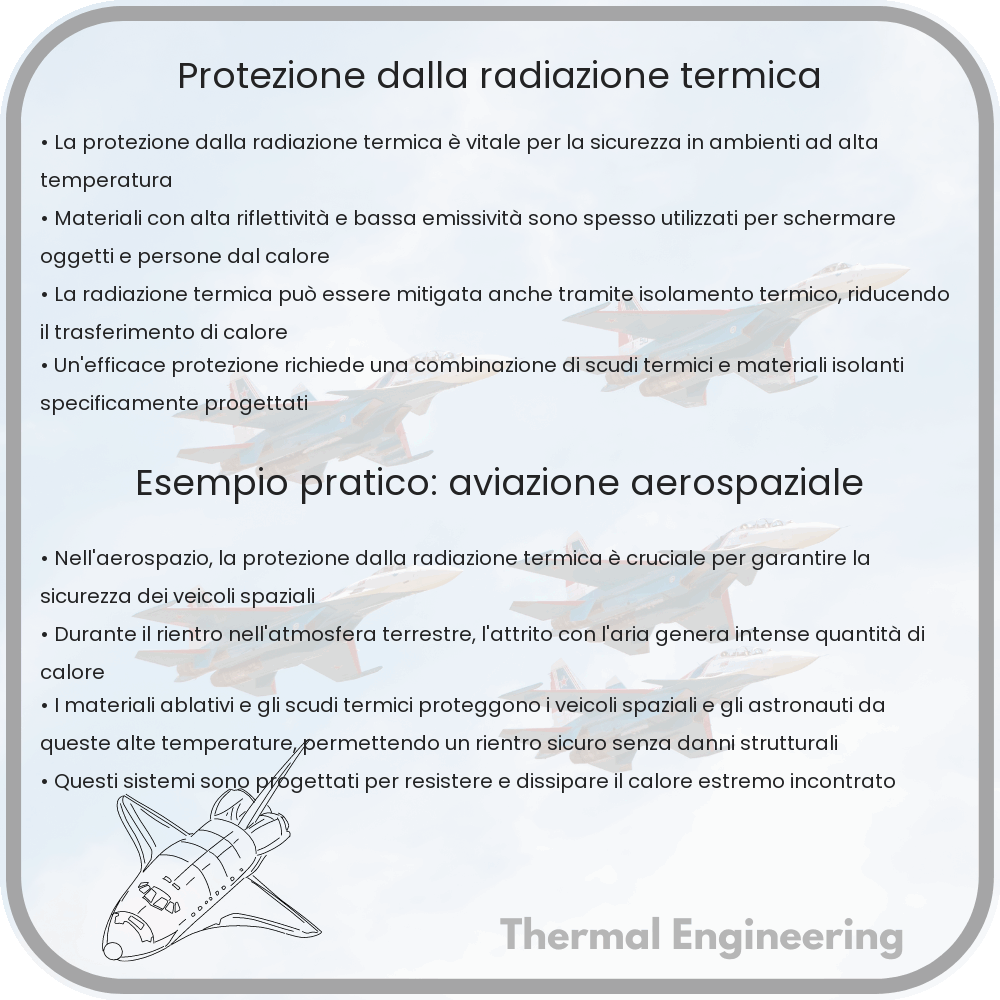 Protezione dalla radiazione termica
