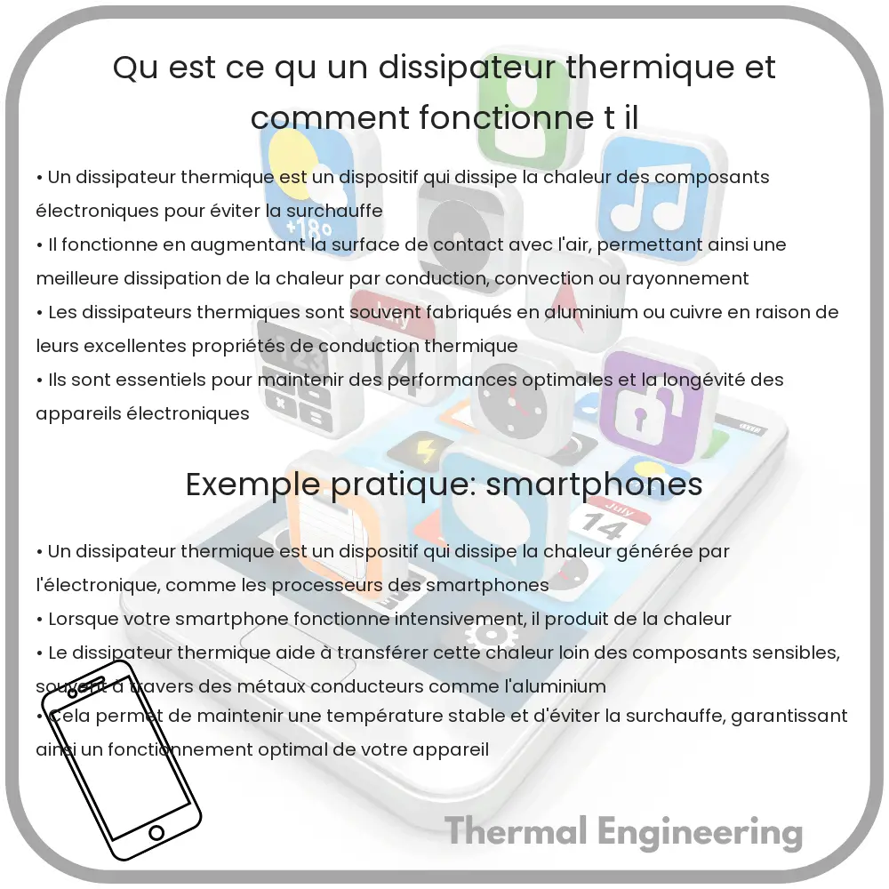 Qu'est-ce qu'un dissipateur thermique et comment fonctionne-t-il ?