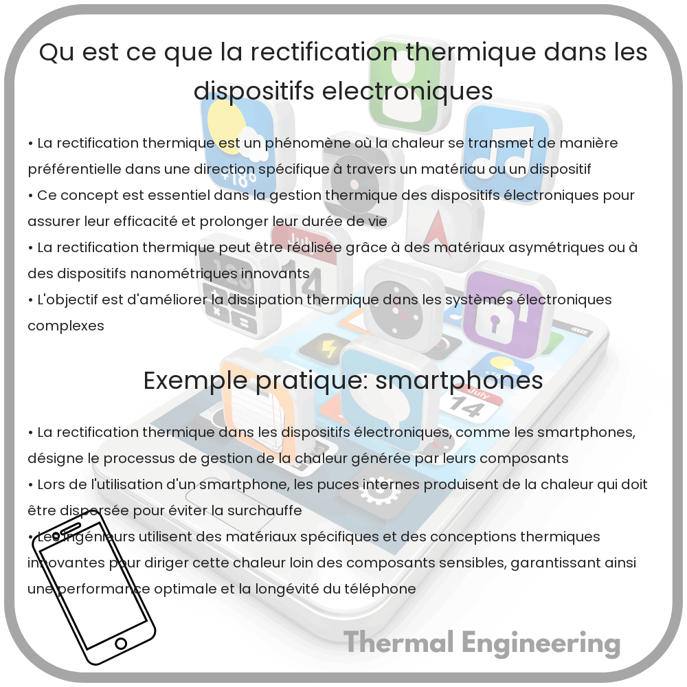 Qu'est-ce que la rectification thermique dans les dispositifs électroniques?