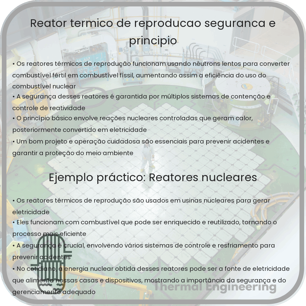 Reator Térmico de Reprodução | Segurança e Princípio