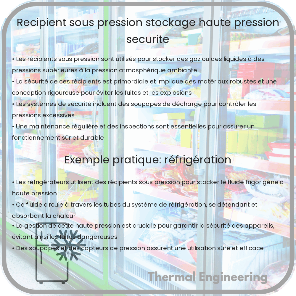 Récipient sous Pression | Stockage Haute Pression & Sécurité