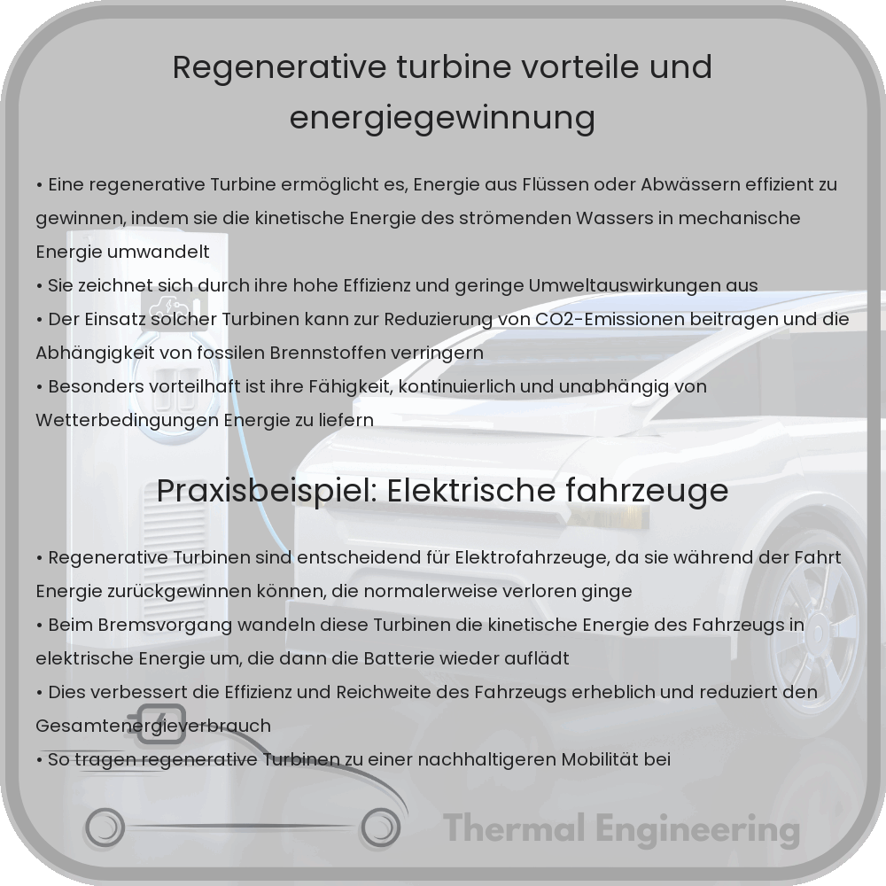 Regenerative Turbine | Vorteile und Energiegewinnung