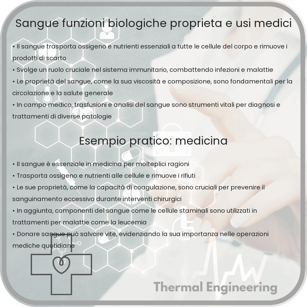 Sangue: Funzioni Biologiche, Proprietà e Usi Medici