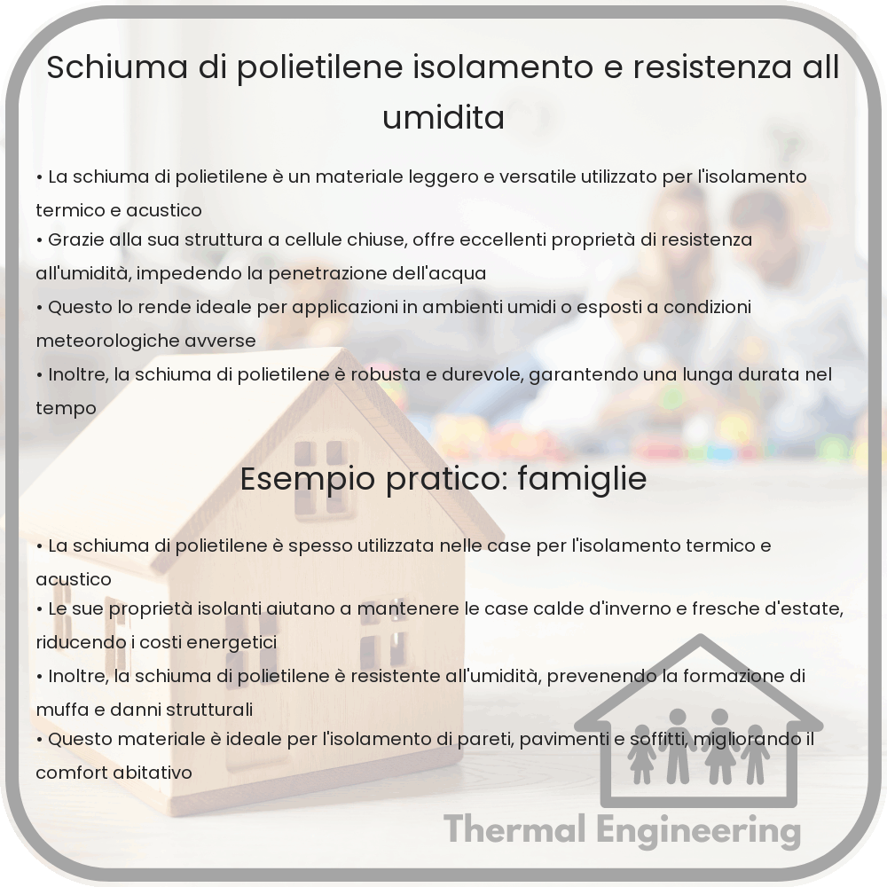Schiuma di Polietilene | Isolamento e Resistenza all'Umidità