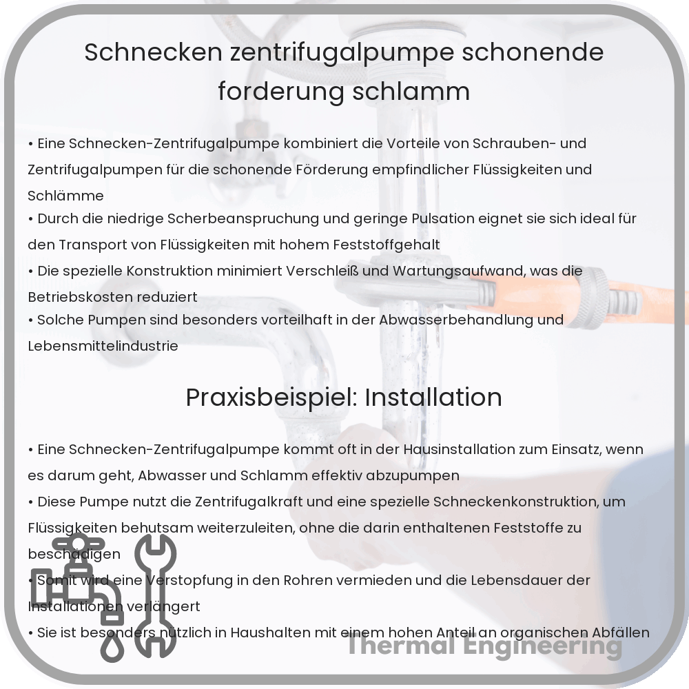 Schnecken-Zentrifugalpumpe | Schonende Förderung & Schlamm