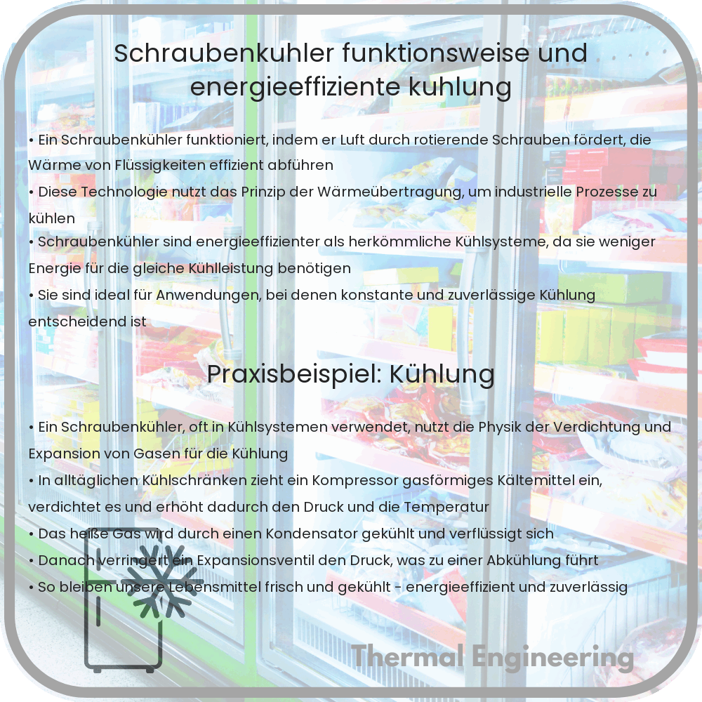 Schraubenkühler | Funktionsweise und energieeffiziente Kühlung