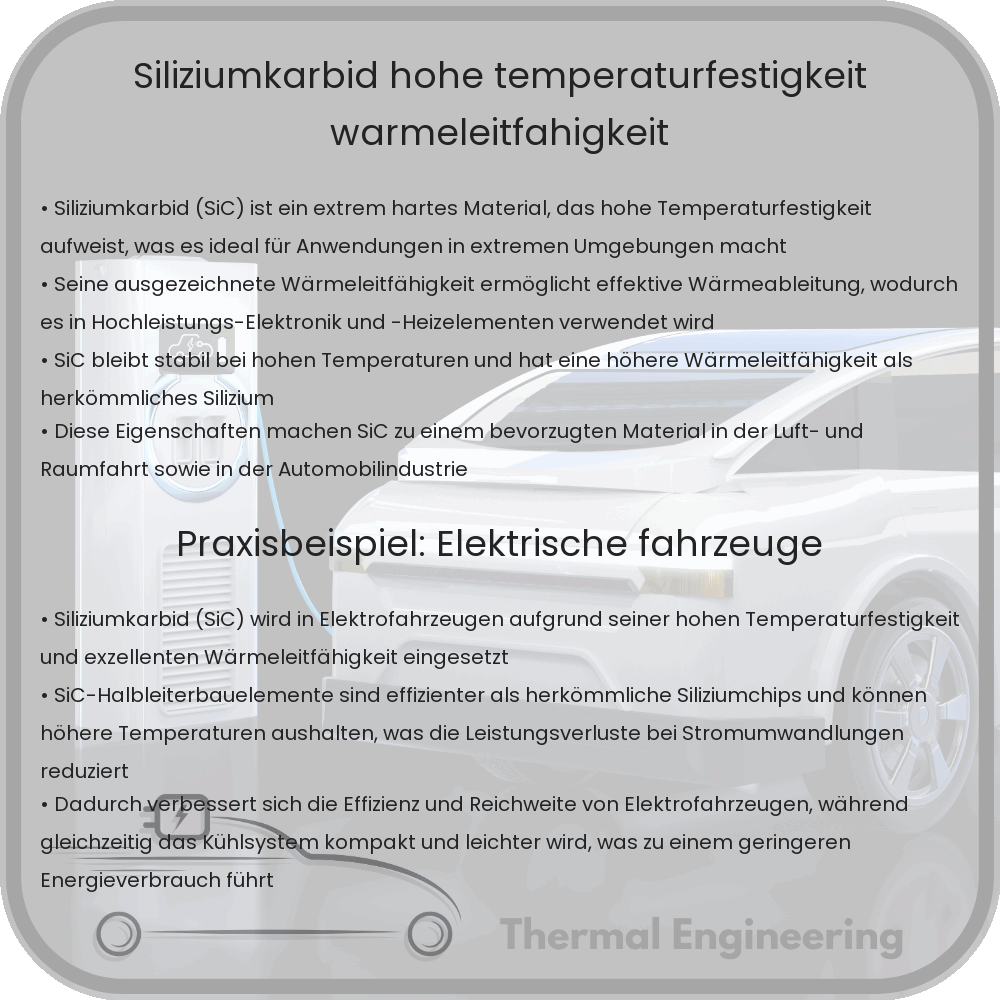 Siliziumkarbid | Hohe Temperaturfestigkeit, Wärmeleitfähigkeit