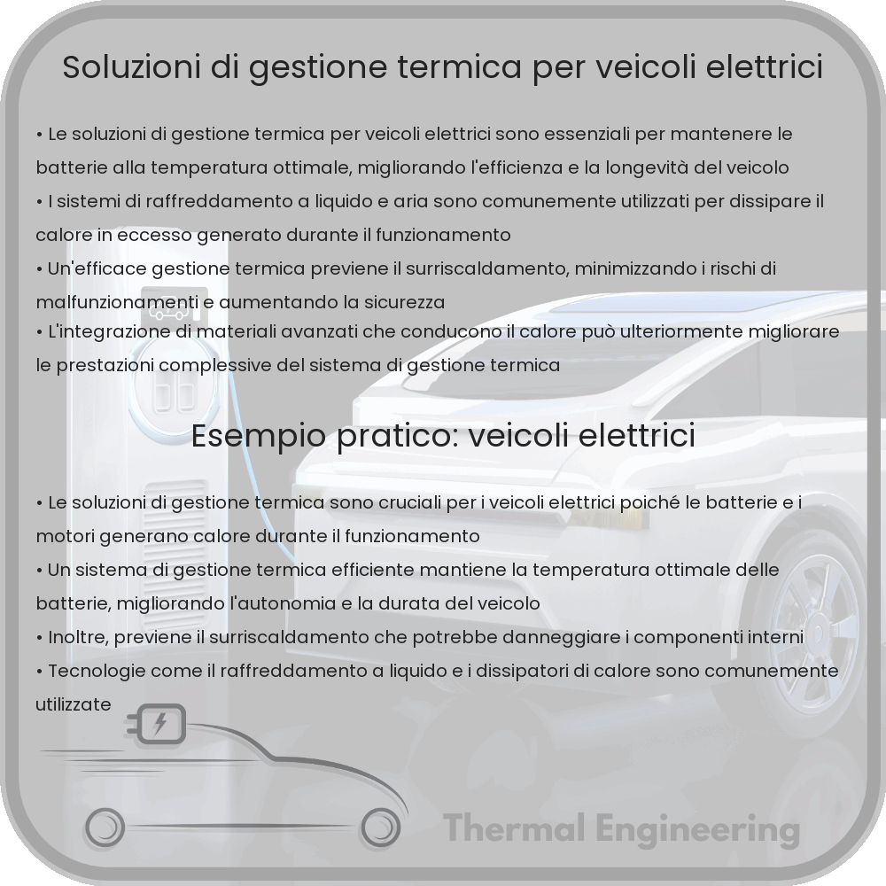 Soluzioni di gestione termica per veicoli elettrici
