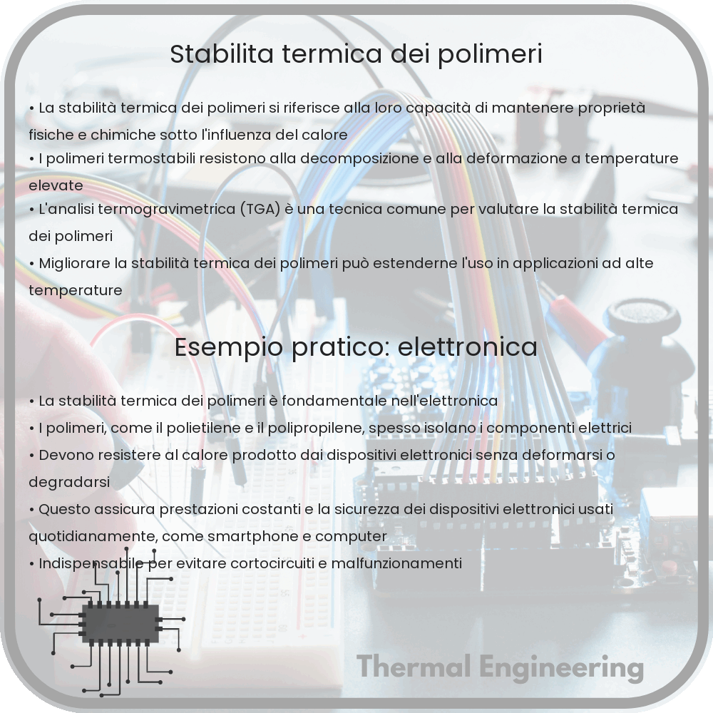 Stabilità termica dei polimeri