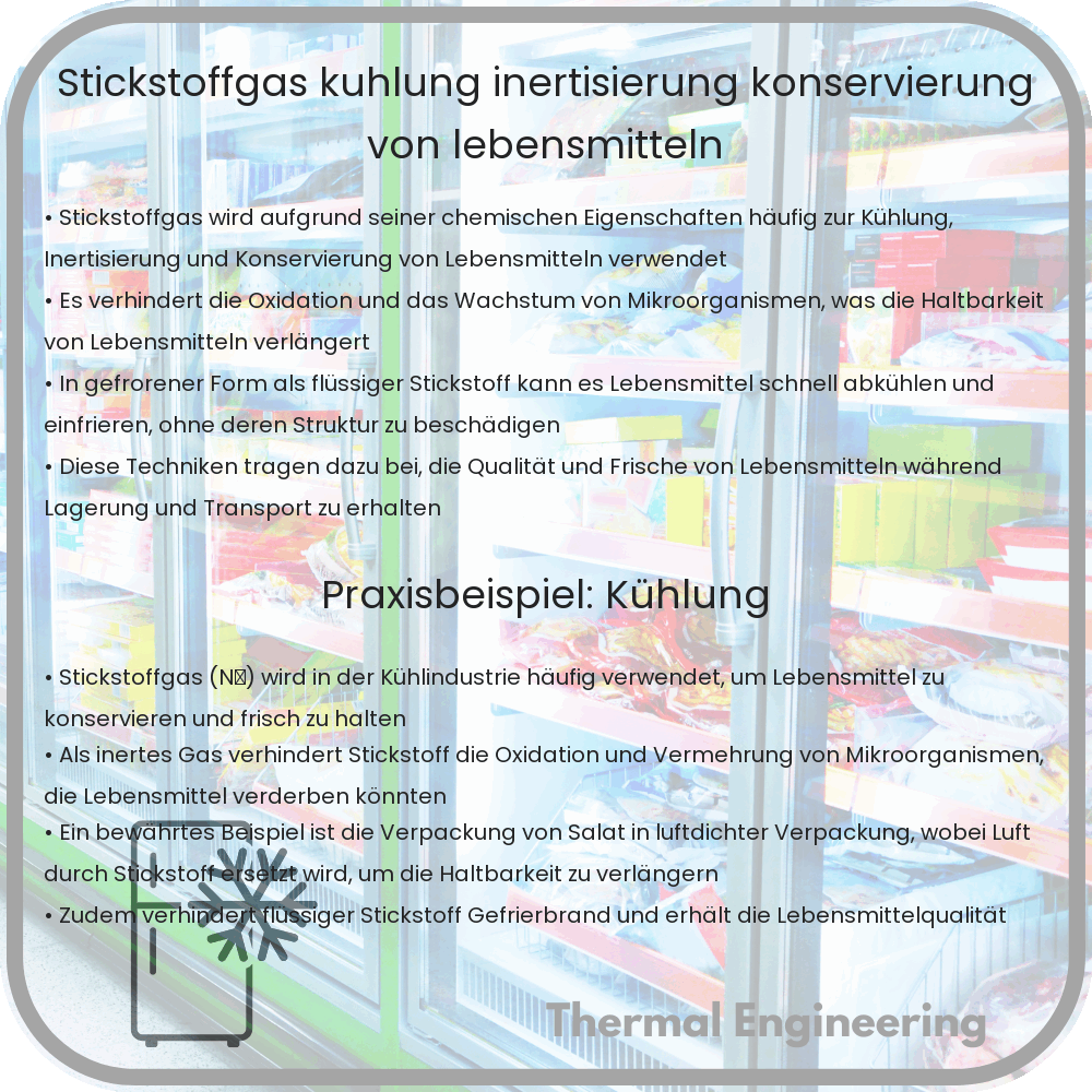 Stickstoffgas | Kühlung, Inertisierung & Konservierung von Lebensmitteln