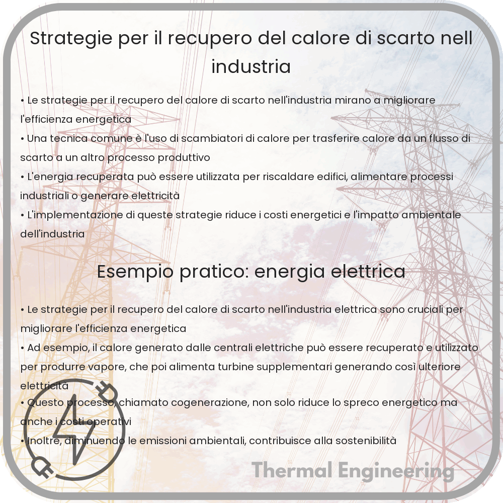 Strategie per il recupero del calore di scarto nell'industria