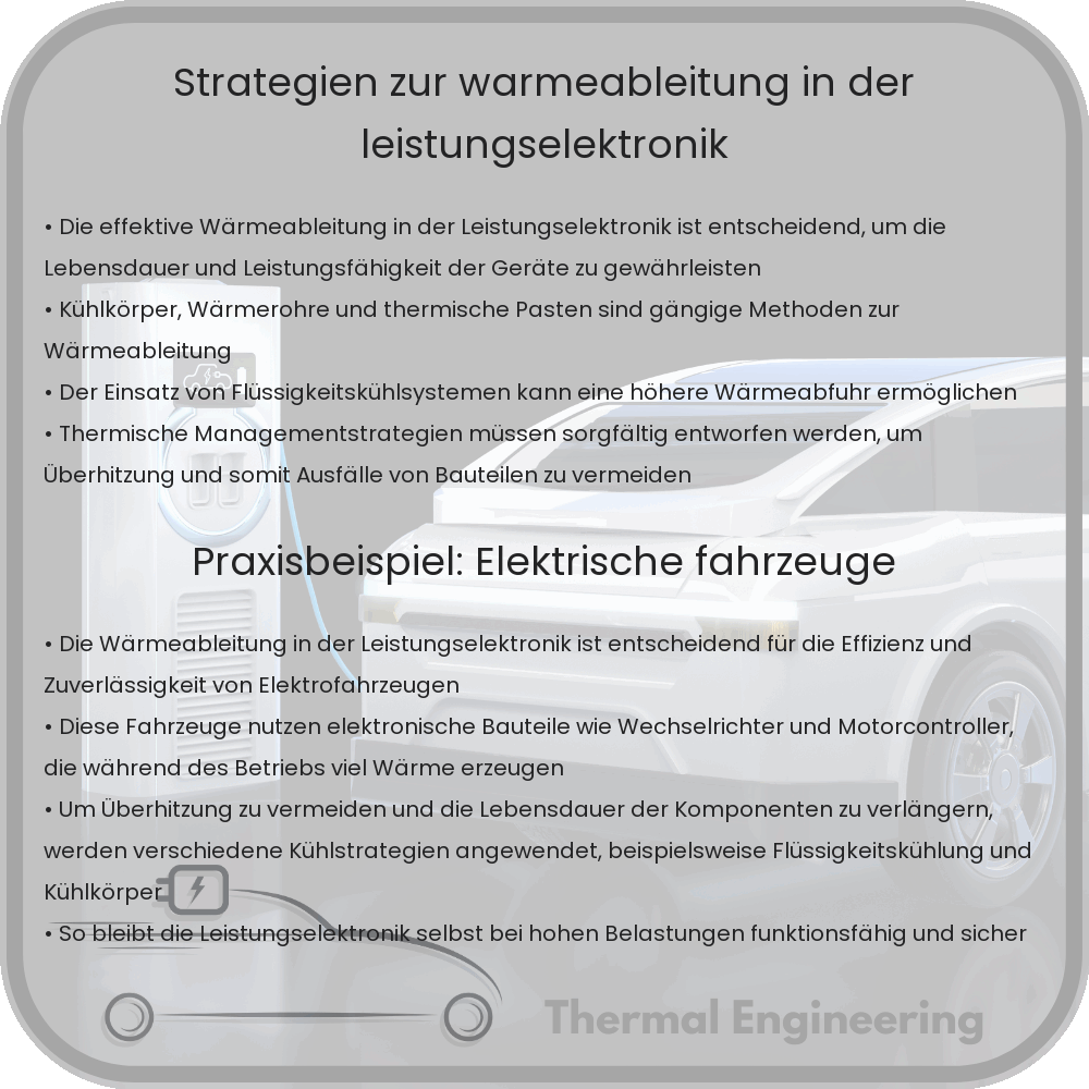 Strategien zur Wärmeableitung in der Leistungselektronik